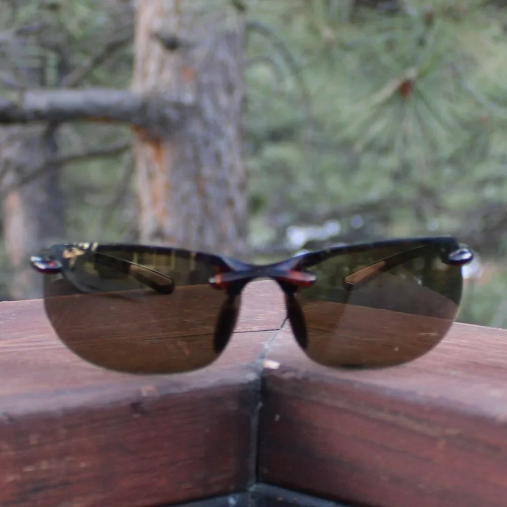 🎉3xHP🎉Maui Jim Banyans Polarized Rimless Sunglasses MJ-412-10 - Picture 2 of 10